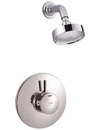 Mira Select BIR Built In Rigid Valve And Fixed Shower Head
