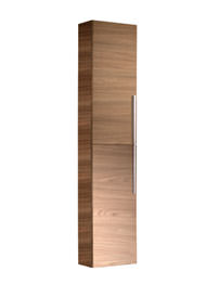 Roper Rhodes Walnut Finished Tall Wall Mounted Storage Unit