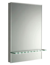 Hudson Reed Tempest Led Mirror With Shelf 500 x 700mm