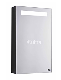 Ultra Consul Stainless Steel Single Mirrored Cabinet With Light