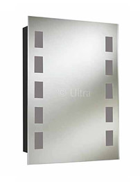 Ultra Argenta Stainless Steel Mirror Cabinet 500 x 700mm