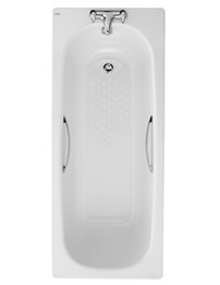 Twyford Celtic Slip Resistant Steel Bath 1700 x 700mm With Legs And Grips
