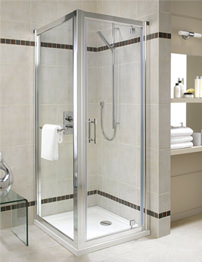 Twyford Geo6 180 Degree Pivot Shower Door 760 x 1900mm