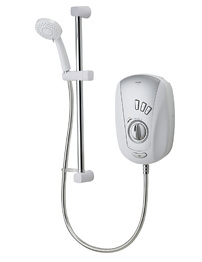Aqualisa Vitalise SL White And Chrome Electric Shower 9.5KW