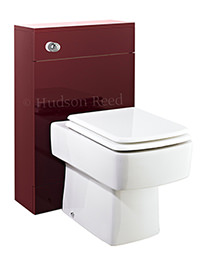Hudson Reed Memoir Burgundy Back To Wall WC Unit 500 x 800mm