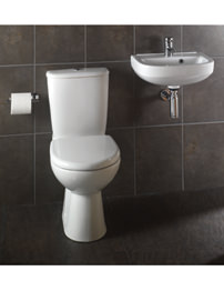 Twyford Refresh Square White Cloakroom Suite
