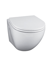 Ideal Standard White Wall Mounted WC Pan With Horizontal Outlet