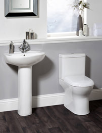 Lauren Perth White 4 Piece Cloakroom Suite