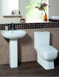 Lauren Saxon White 4 Piece Cloakroom Suite