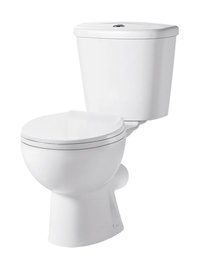 Lauren Brisbane Close Coupled WC And Cistern With Soft Close Seat 650mm
