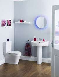 Lauren Marlow White 4 Piece Cloakroom Suite