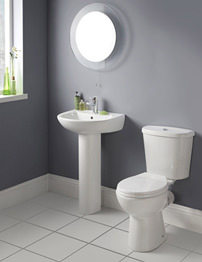 Lauren Brisbane White 4 Piece Cloakroom Suite