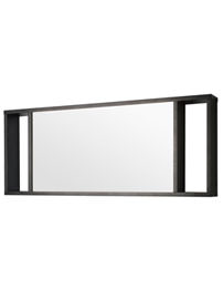 Lauren Relax Black Wood Finish Mirror