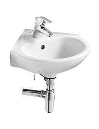 Ideal Standard Studio 45cm Corner Basin With 1 Tap Hole