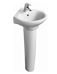 Ideal Standard Studio 45cm Corner Pedestal Basin With 1 Tap Hole