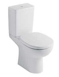 Ideal Standard Studio Close Coupled WC Pan With Horizontal Outlet