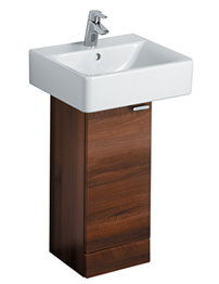 Ideal Standard Concept 30cm Basin Pedestal Unit - Dark Walnut