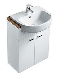 Ideal Standard Concept 50cm Semi-Countertop Basin Unit - White