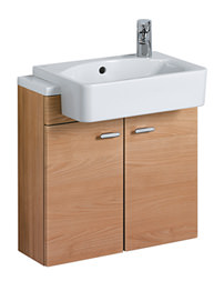 Ideal Standard Concept Slimline 50cm Semi-Countertop Unit - Oak