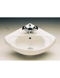 Twyford Anglo 1 Tap Hole 495 x 420mm Corner Basin