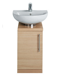 Ideal Standard Create Pedestal Unit Oak 365 x 615mm