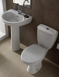 Twyford Option White Cloakroom Suite
