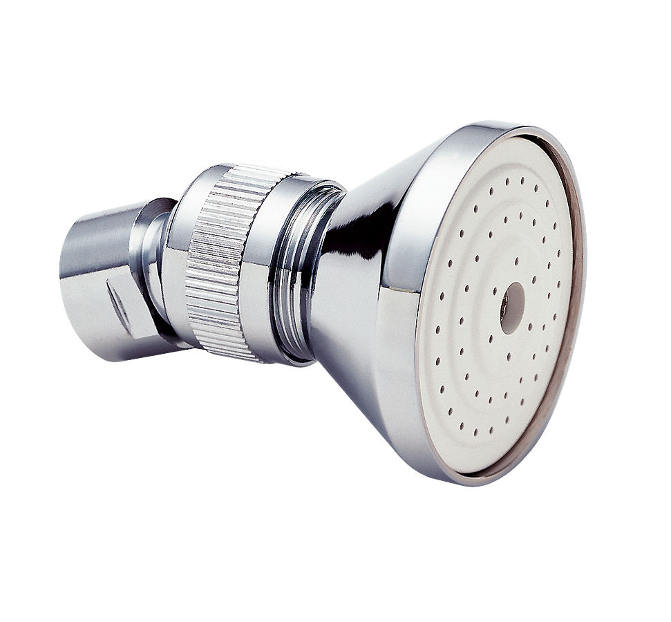 Deva 2 Inch 50mm Brass Shower Head With Swivel Joint Chrome