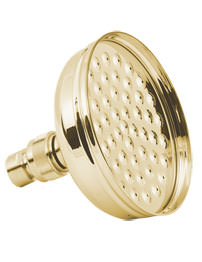 Deva 5 inches Traditional Shower Heads With Swivel Joint Gold