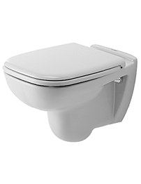 Duravit D-Code White Wall Mounted Toilet 355 x 540mm