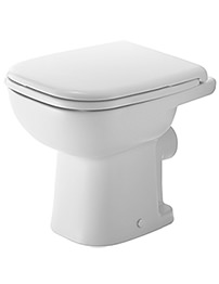 Duravit D-Code White Floor Standing Toilet 350 x 480mm