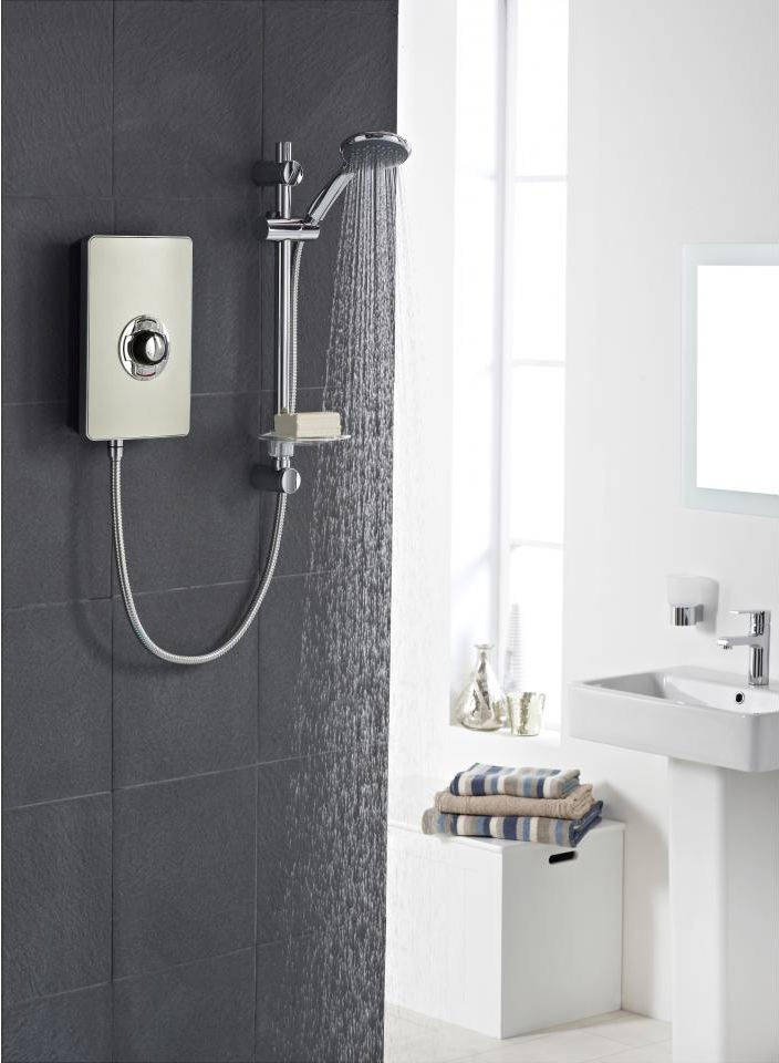 Vado Elegance Bronze 8.5kW Electric Shower