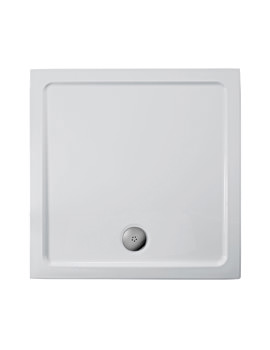 Ideal Standard Simplicity 700 x 700mm Flat Top Square Shower Tray With Waste