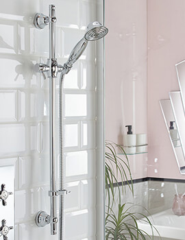 Bristan Chrome Finish Slide Rail Kit