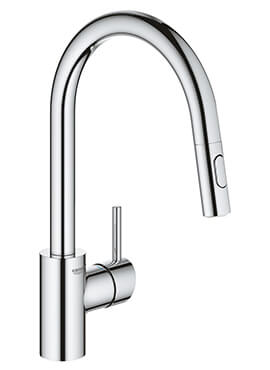 Grohe Concetto Deck Mounted Kitchen Sink Mixer Tap with Swivel Spout