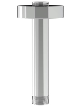 Saneux Cos Ceiling Mounted Round Shower Arm - 100mm High