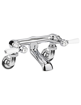 Hudson Reed Topaz 2 Hole Wall Mounted Bath Filler Tap
